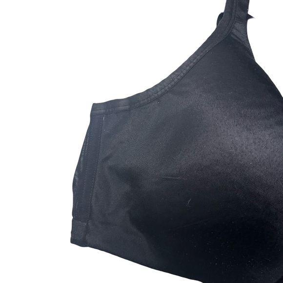 Cacique Full Coverage Underwire Support Lined Lane Bryant Black Bra size 40D - Picture 8 of 11